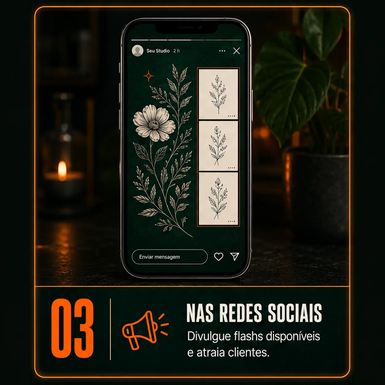 Nas redes sociais