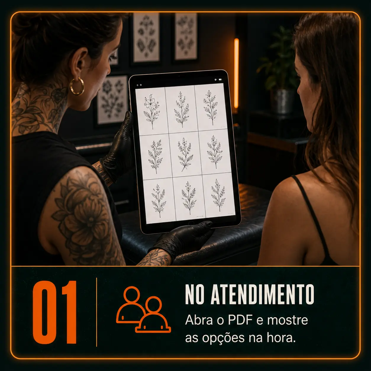 No atendimento presencial
